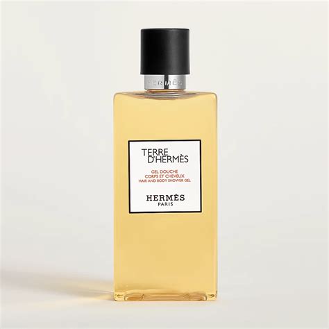 terre hermes hair and body shower gel.